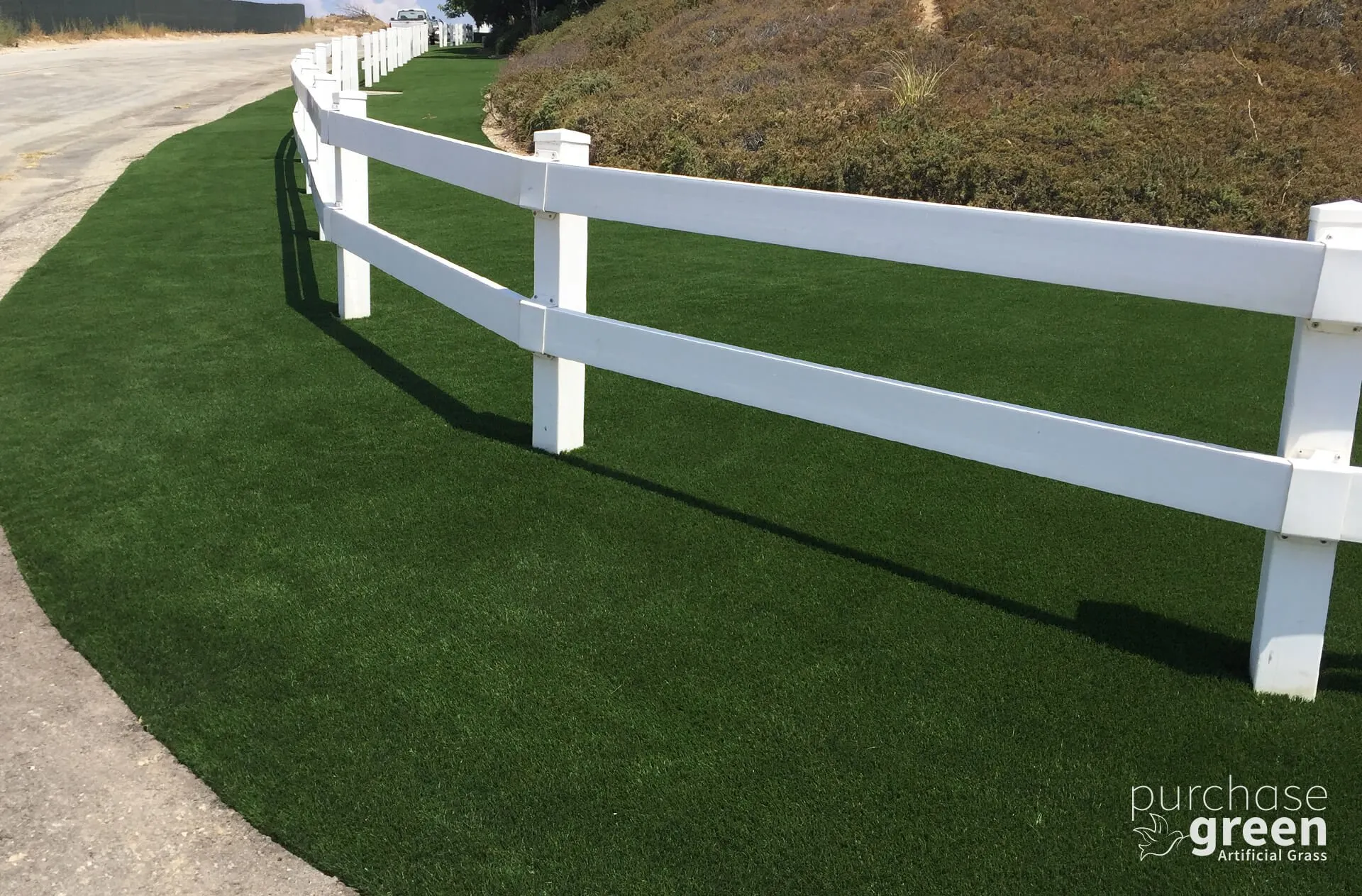 Arizona Pro Spring artificial turf installed in a yard, manufacturer photo 5
